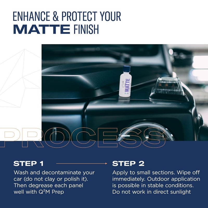 Gyeon Matte EVO Light Kit Ceramic Coating for Matte and Satin finishes Hydrophobic Paint sealant UV Chemical Protection enhances Color Depth Without Gloss adds Lasting Matte Protection - Image 3